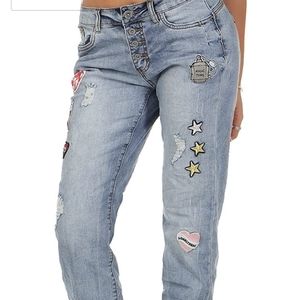 Rock Angel Denim Boyfriend Jeans